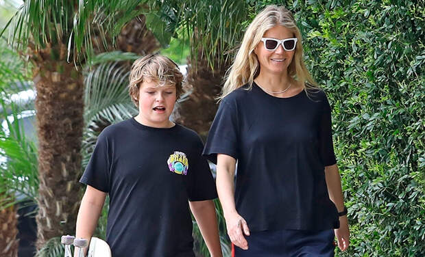 Карантинные меры: Гвинет Пэлтроу организовала автомобильный парад в честь 14-летия сына