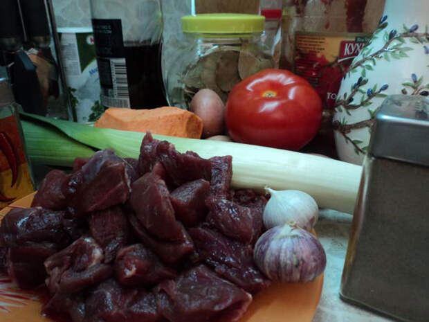 Рецепты по выходным - Мясо, тушеное в пиве