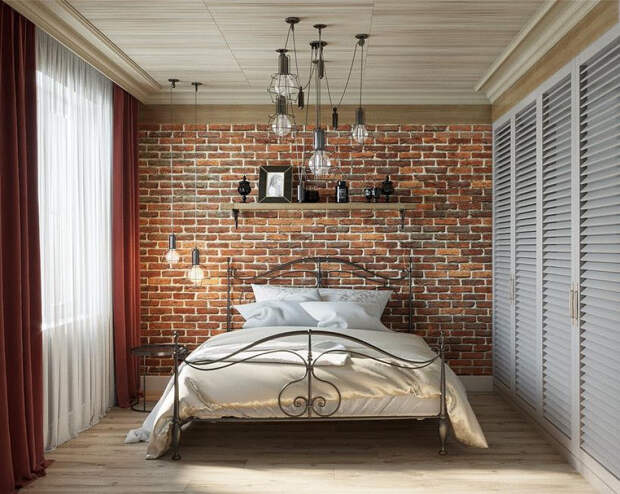 Дизайн спальни в стиле лофт: 50+ идей, которые вам понравятся
