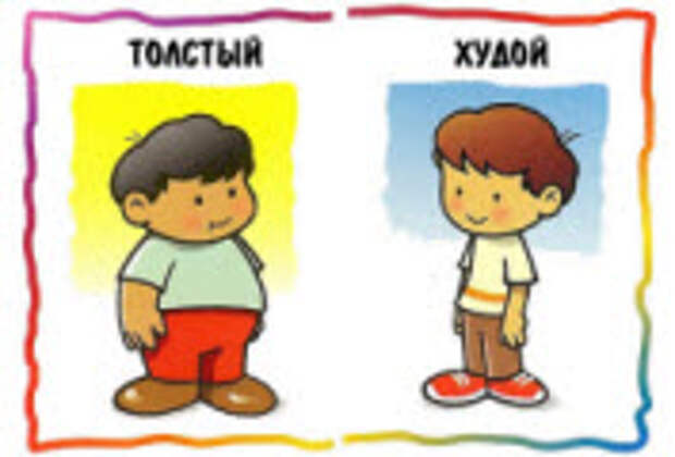 худые и толстые