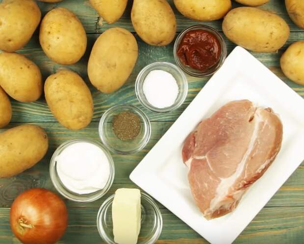 рецепт фаршированного картофеля