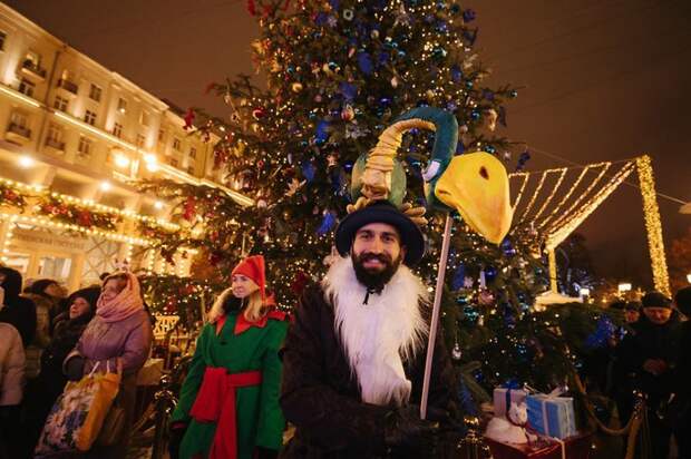 Москва, окутанная праздничным волшебством москва, новый год, праздник, рождество, россия, столица, фото