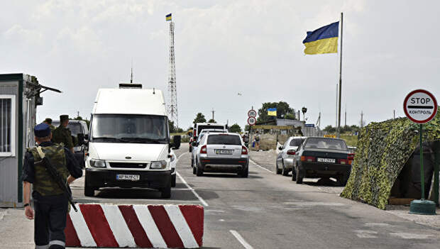 Автомобильный пункт пропуска Джанкой на российско-украинской границе Автомобильный пункт пропуска Джанкой на российско-украинской границе