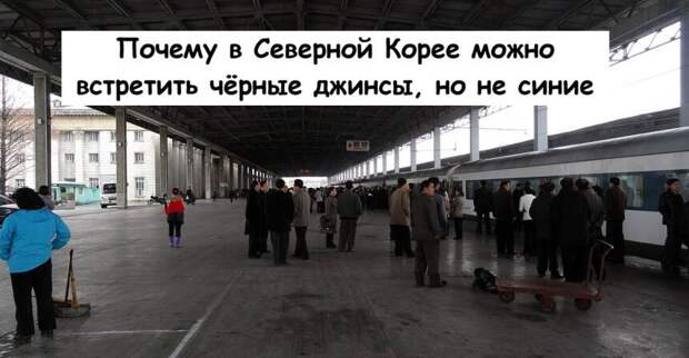 Почему в Северной Корее можно встретить чёрные джинсы, но не синие