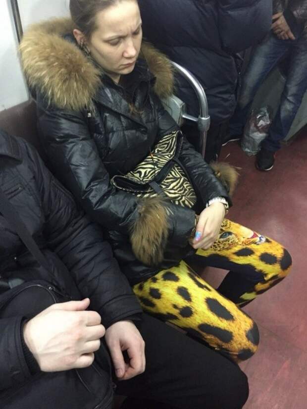 Модники и чудаки из метро