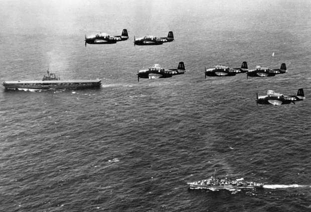 Бомбардировщики-торпедоносцы Grumman TBF Avenger / ©Wikimedia Commons