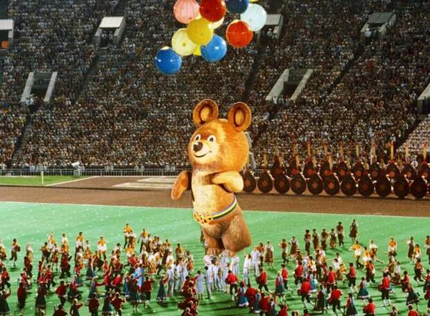 Церемония закрытия «Олимпиады-80» в Москве (иллюстрация из открытых источников)