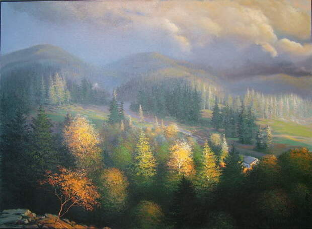 Красивые пейзажи в картинах Didier Nolet Красивые пейзажи в картинах Didier Nolet