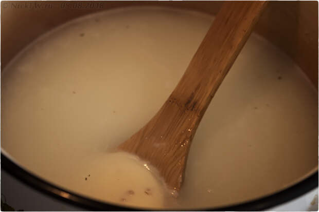 9. Сырный суп с фаршем грибами яйцом и молоком - © NickFW.ru