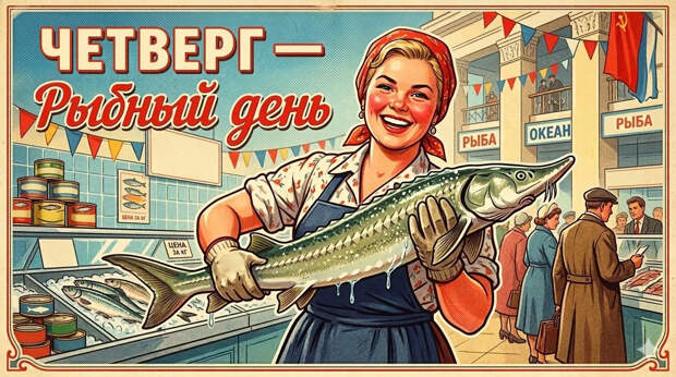 Особенности советской рыбалки, или про дефицит в СССР