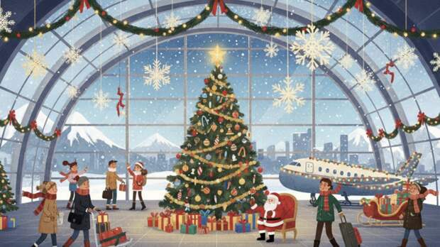 Исследование: больше всего россиян встретят Новый год в пути в Москву