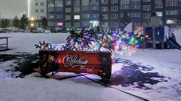 Валит елки и всё заметает. Метель обрушилась на Барнаул перед трескучими морозами