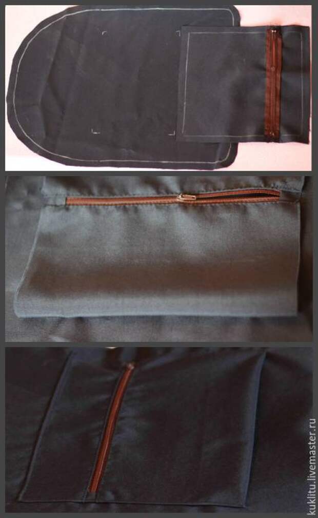Шьем из джинсовой ткани удобный рюкзак для пикника на берегу моря