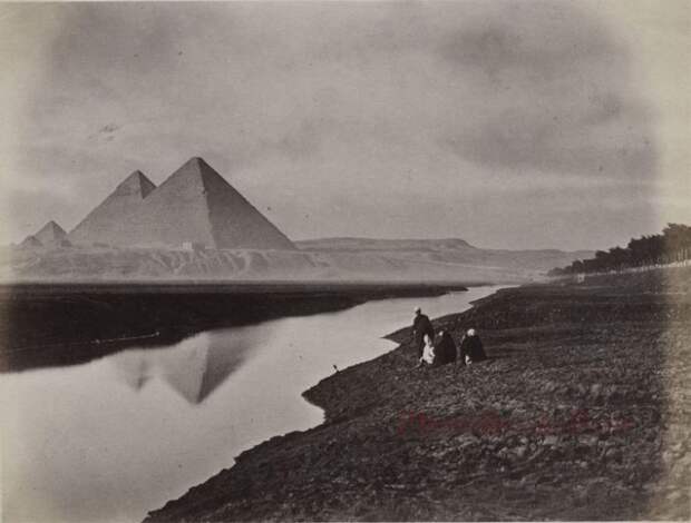 Вид на пирамиды, Гиза, Египет, 1884 год знаменитости, интересные фото, фото