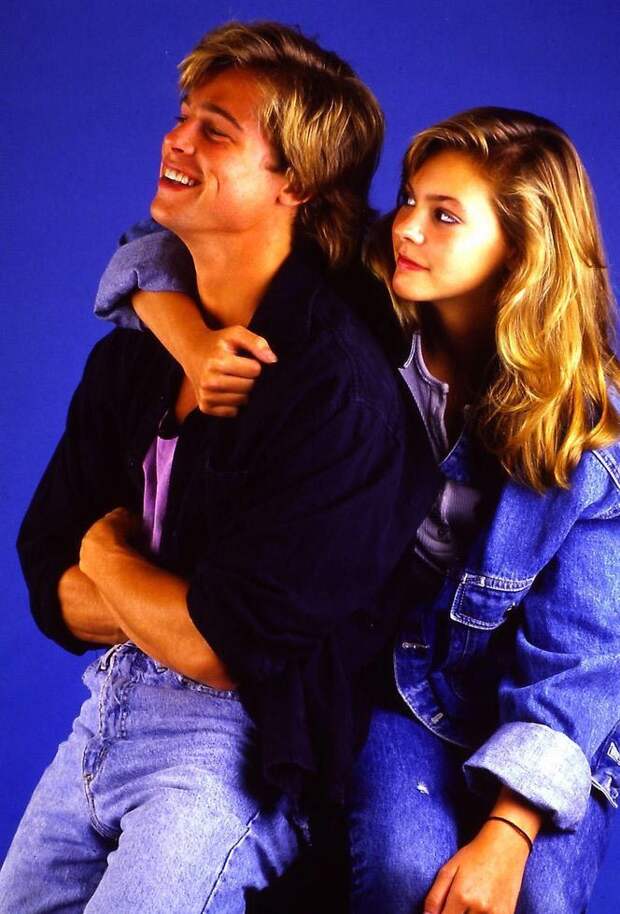 23-летний Брэд Питт, Брэд Питт 1987, Kathy Amerman 1987, brad pitt 1987