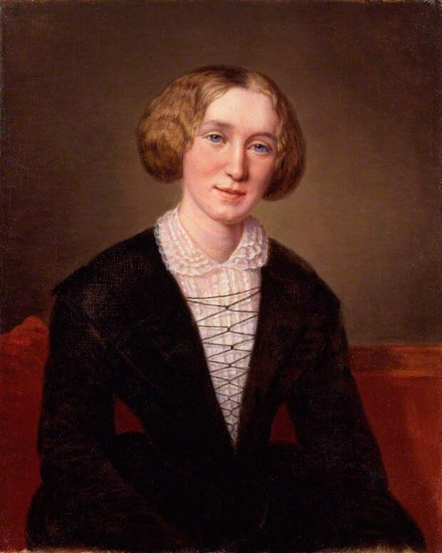 George Eliot by Alexandre Louis François d'Albert Durade
