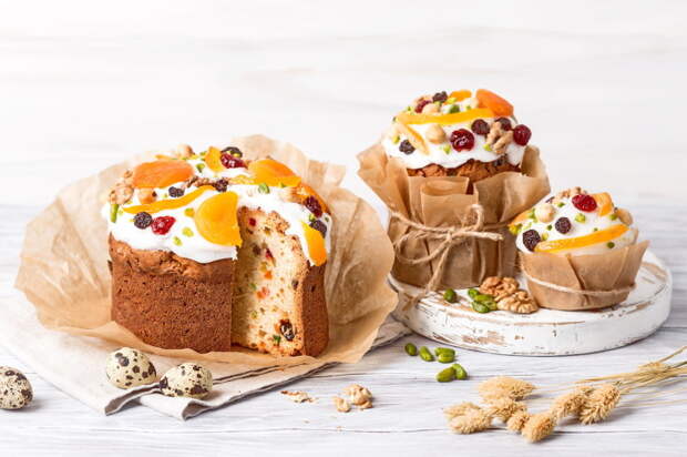 Куличики с цукатами. \ Фото: vk.com. Куличики с цукатами. \ Фото: vk.com.
