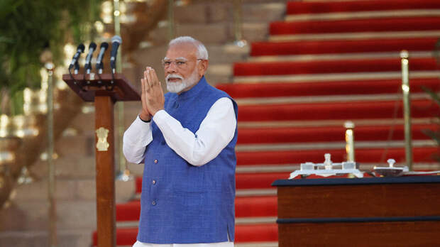 Моди принес присягу и третий раз подряд стал премьер-министром Индии