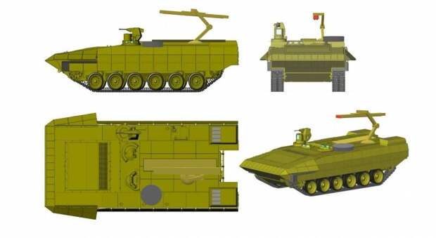 Т-17. Многофункциональный ракетный танк на базе платформы «Армата» (2)