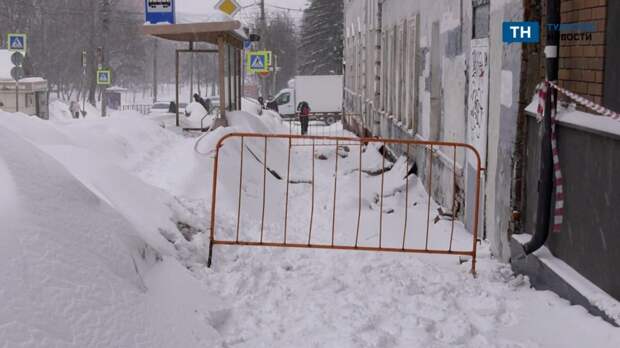 Тульскую область накрыл февральский снегопад с метелью и ветром до 17 м/с