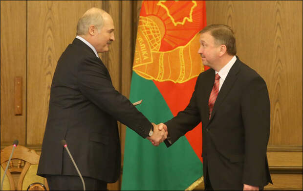 Александр Лукашенко и Андрей Кобяков