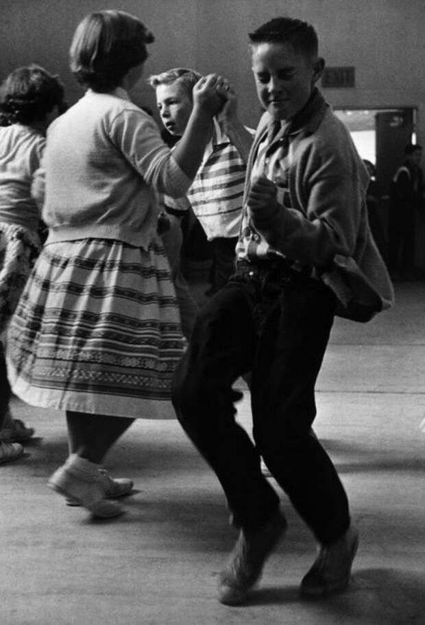 Школьные танцы. США, 50-е история, люди, мир, фото