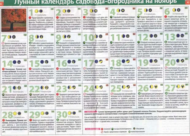 Правильный лунный календарь Лунный дачный календарь на ноябрь 2012 года - Обсуждение статьи