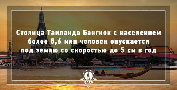 12 фактов о городах, которые уйдут под воду