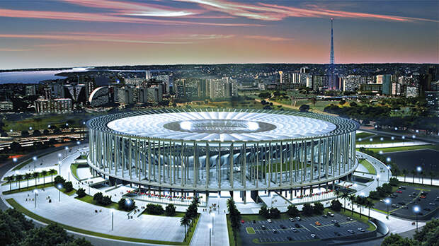 Национальный стадион в Бразилии