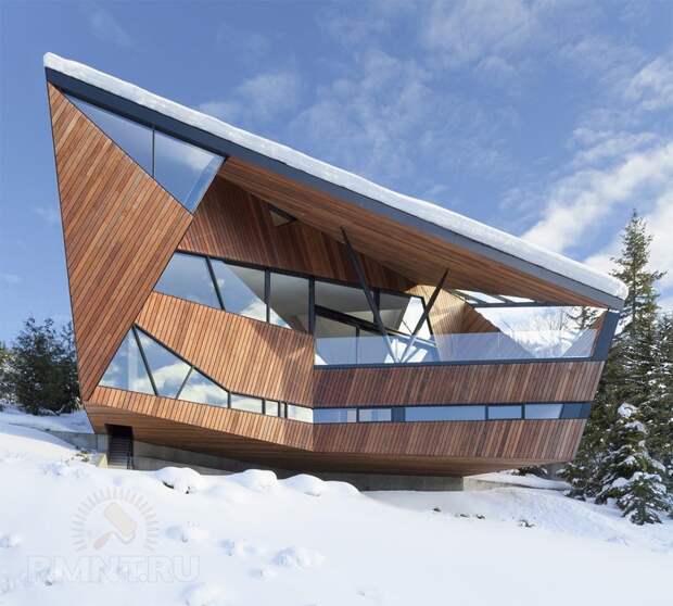 Hadaway House: необычный дом на склоне горы
