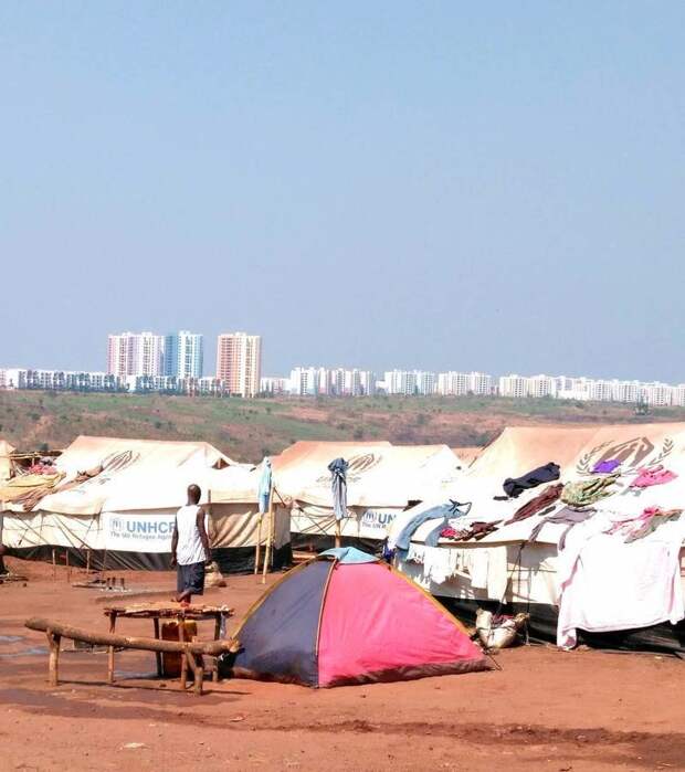 Беженцы из Конго в палаточном лагере в Анголе Instagram, ангола, интересное, факты