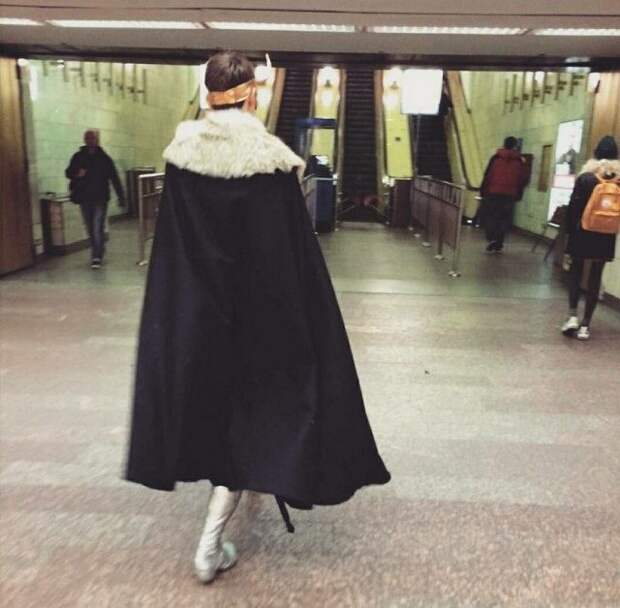 Неожиданные чудаки в метро