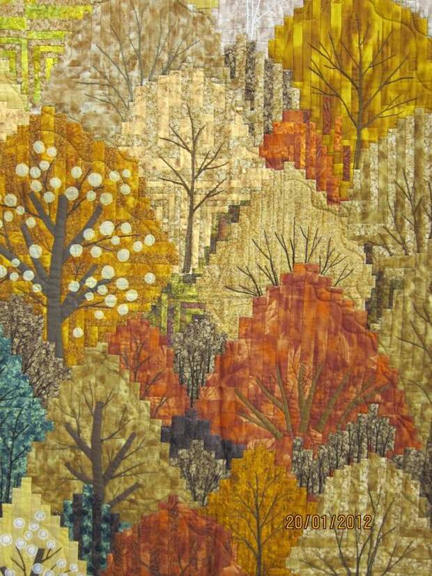 autumn trees...I love trees in any form.....this is a quilt!!!