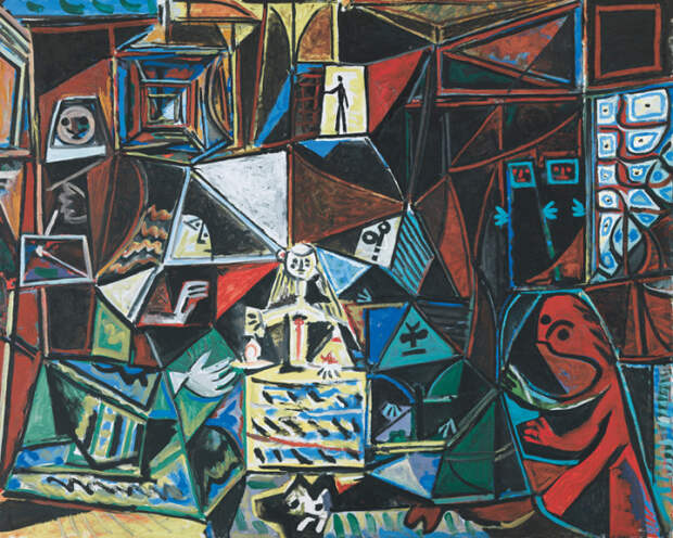 Картина Пабло Пикассо. Менины. Интерпретация № 22. 18 сентября 1957.