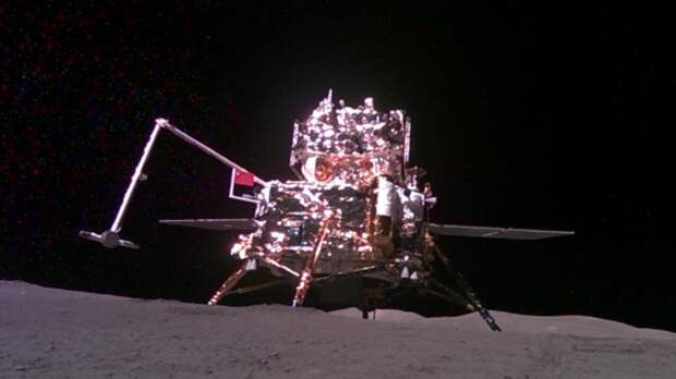 Видео: китайский модуль с грунтом обратной стороны Луны пристыковался к орбитальному аппарату