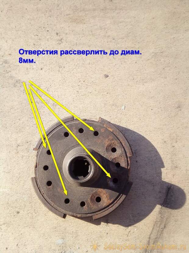 АЭРОДВИЖИТЕЛЬ ранцевого типа из бензопилы Урал