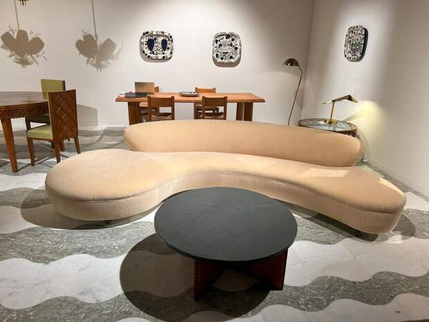 Vladimir Kagan. Serpentine Sofa. Дизайн 1950-х