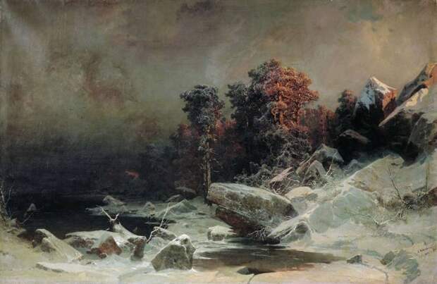 Мещерский - Зимний вечер. 1866