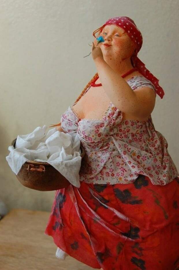 Все куклы женского пола в коллекции «АняМаня» рыжеволосые.