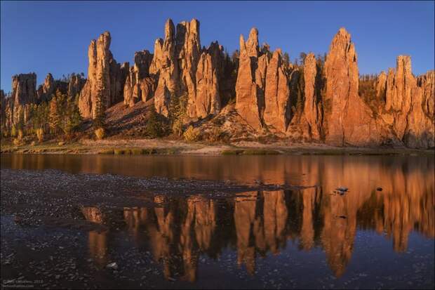 Якутия - Замки реки Синей путешествия, факты, фото