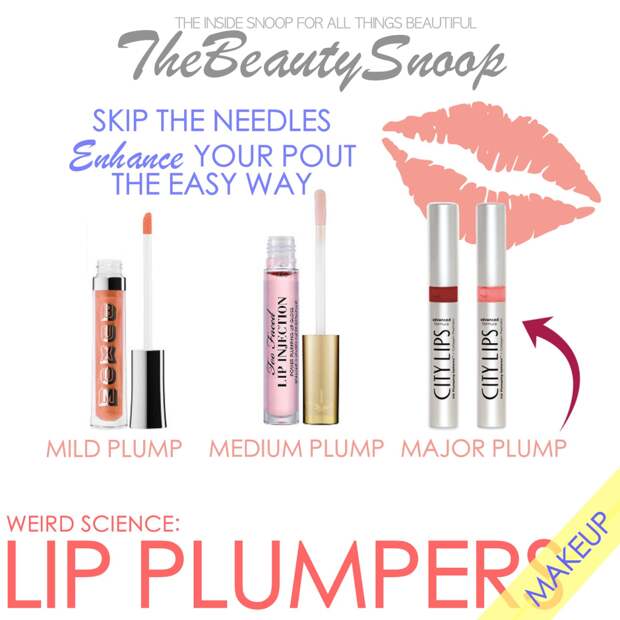 The best lip plumping glosses for a natural way to enhance the size of your lips. Buxom Lip Cream Review, Too Faced Lip Injection Review, City Lips Lip Plumper Review, Best Lip Plumping Products