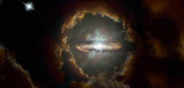 Древняя дисковая галактика