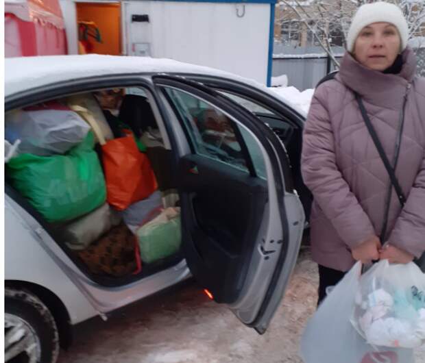 Волонтеры из Куркина отправили гуманитарную помощь в семьям из Воронежской области