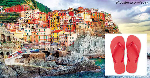 Итальянский курорт штрафует туристов на 2500 евро за ношение стрингов и вьетнамок