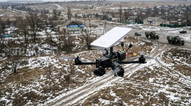 Илон Маск через спутники Starlink открыл небо России для дронов ВСУ