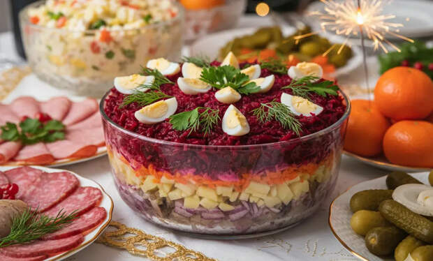 "Селёдка под шубой" названа самым популярным новогодним блюдом в СИЗО Москвы