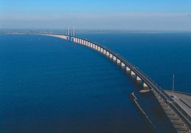 Oresund link - уникальный проект моста и тоннеля.