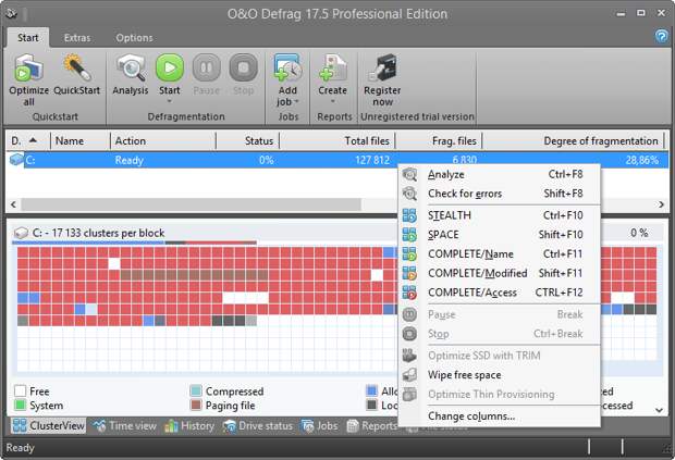 O&O Defrag 17 Professional Edition - бесплатная лицензия