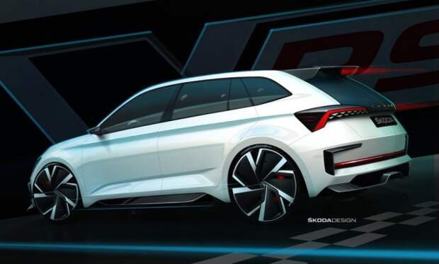 Спортивные модели будущего: Škoda представила концептуальный электрокар Vision RS