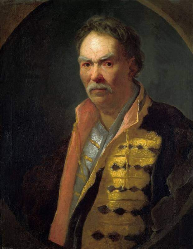 Никитин Иван - Портрет напольного гетмана. 1720-е
